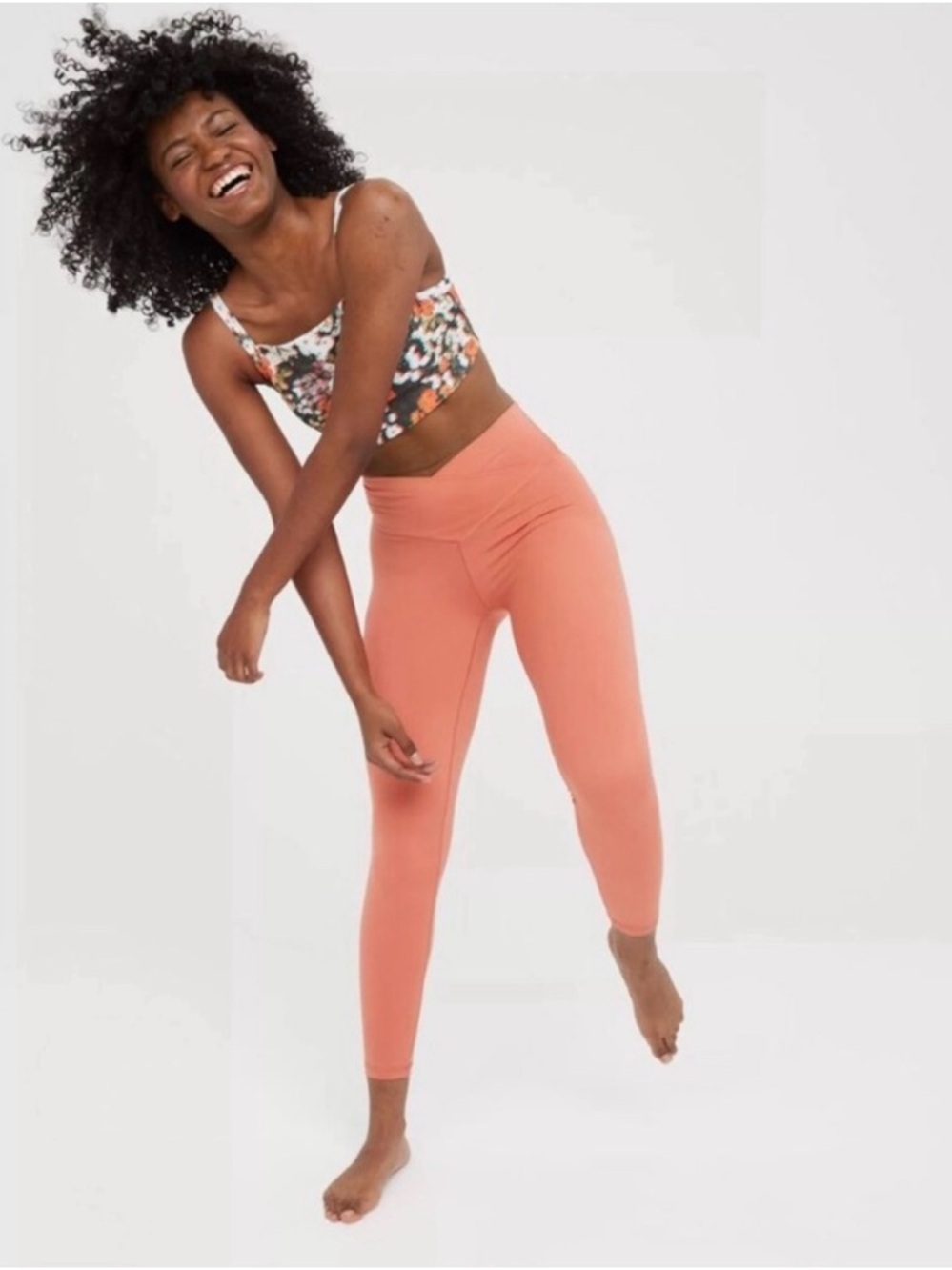 BNWOT! aerie High-Waist Leggings in Peach